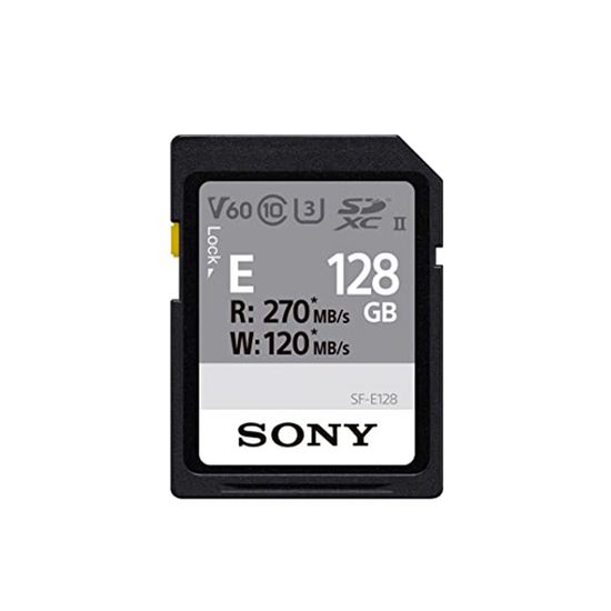 Tarjeta de memoria SD UHS-II serie SF-E | SF-E128/T1 UL | Sony Store