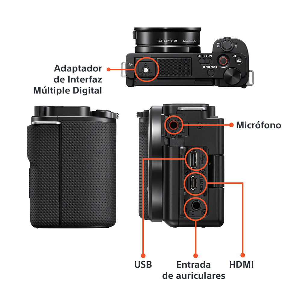 Sony ZV-E10 Cuerpo Negro, foto 8