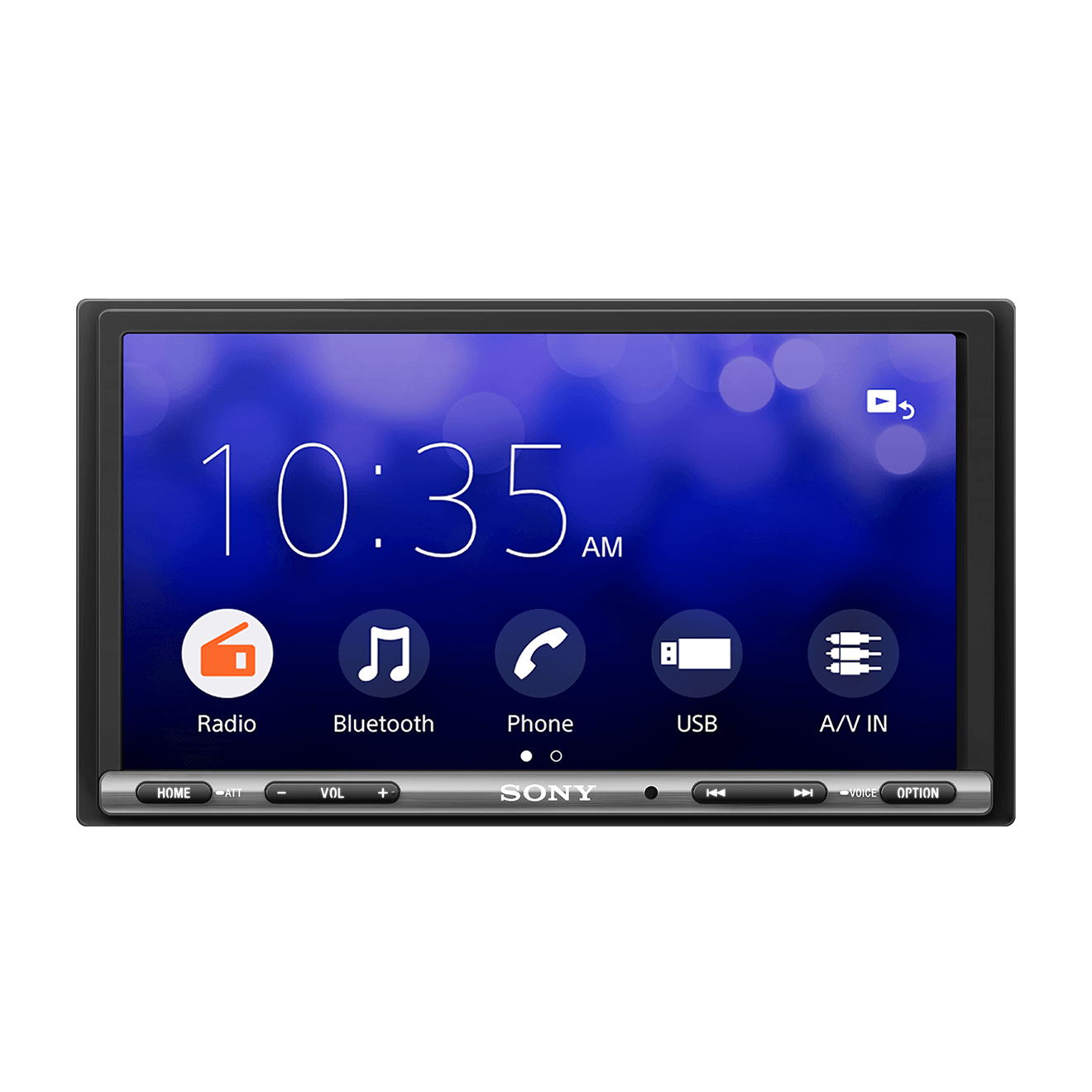 SONY Receptor de medios digitales de 6,95" (17,6 cm) con WebLink™ Cast XAV-AX3200