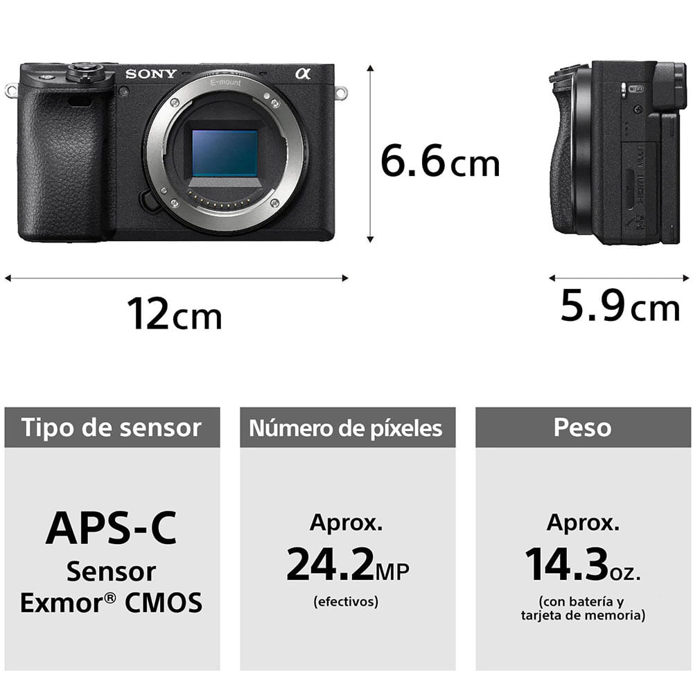 Sony a6400 + 18-135 mm Negro, foto 11