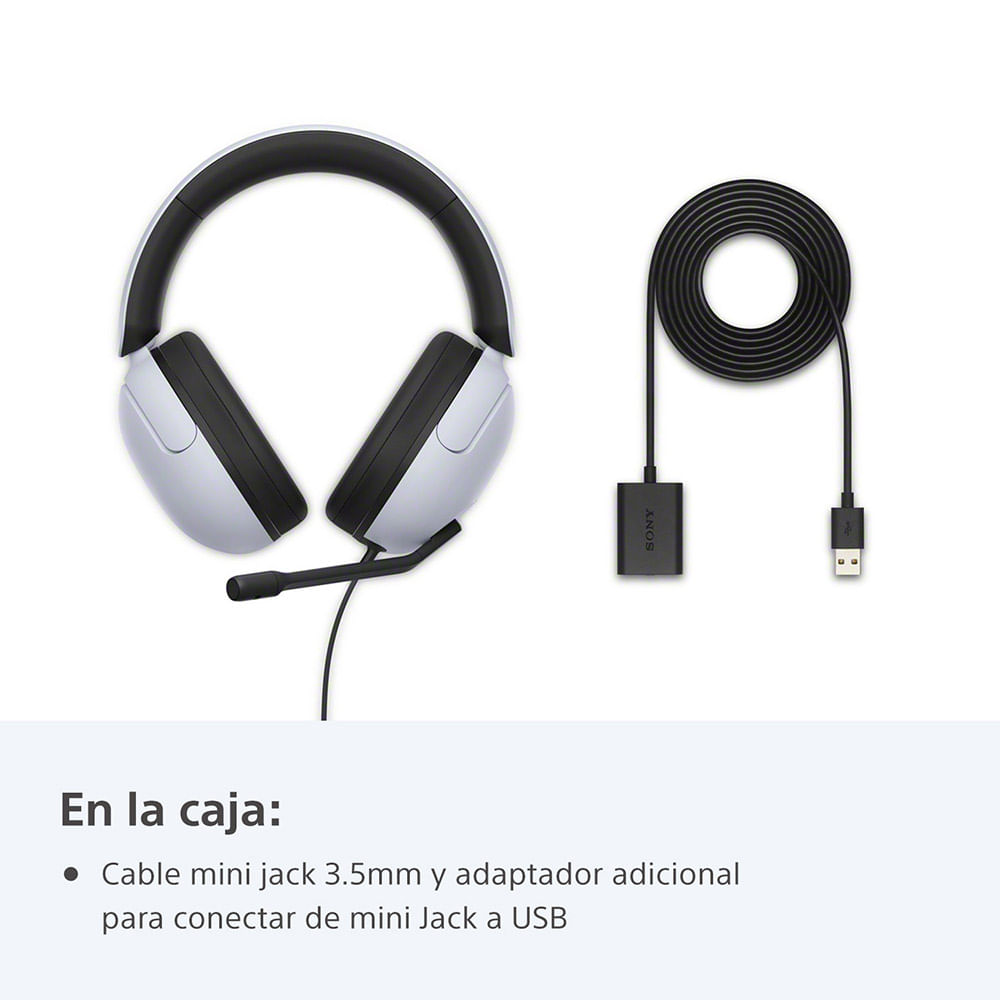 Sony INZONE H3 MDR-G300 Blanco, foto 8