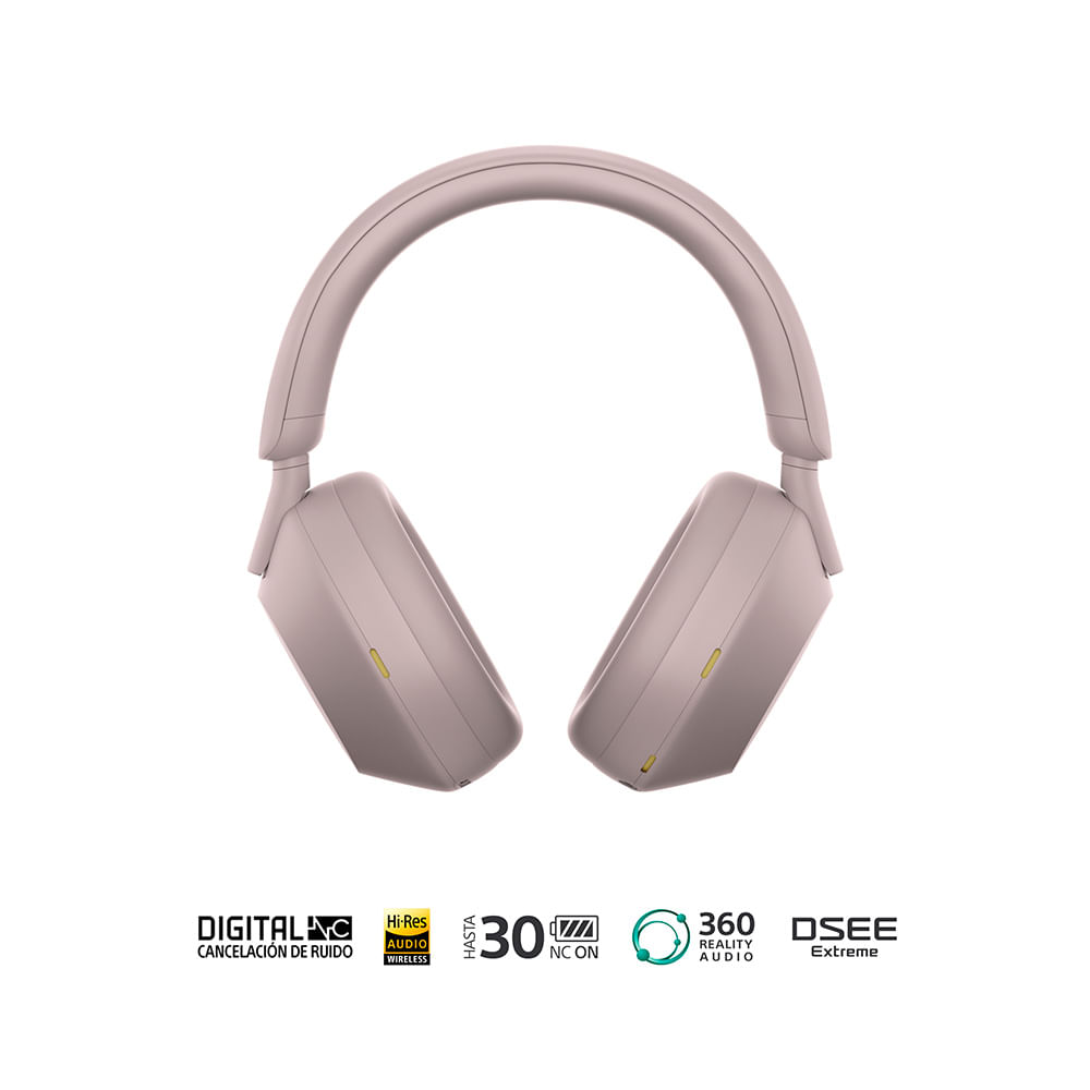 Sony WH-1000XM5 Wireless Noise-Canceling Headphone - Smoky Pink