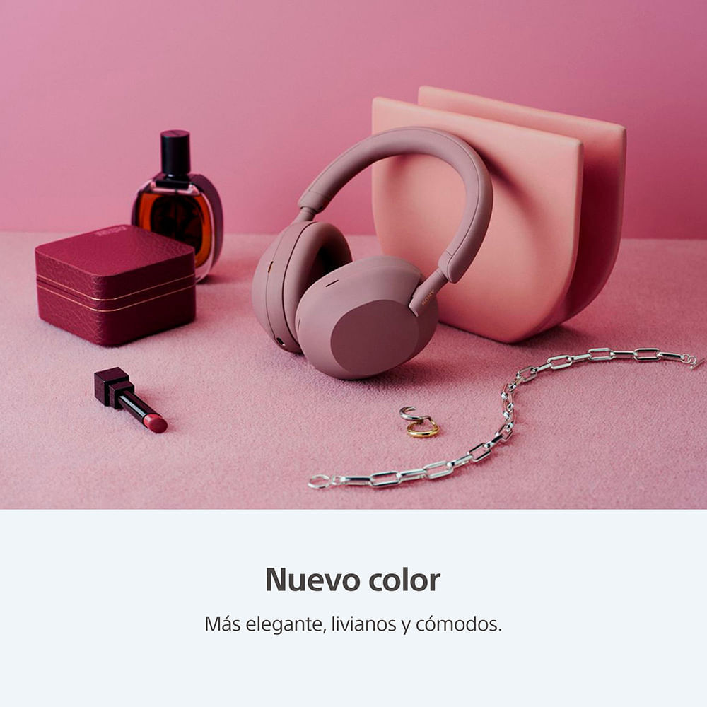 Sony WH-1000XM5 Wireless Noise-Canceling Headphone - Smoky Pink