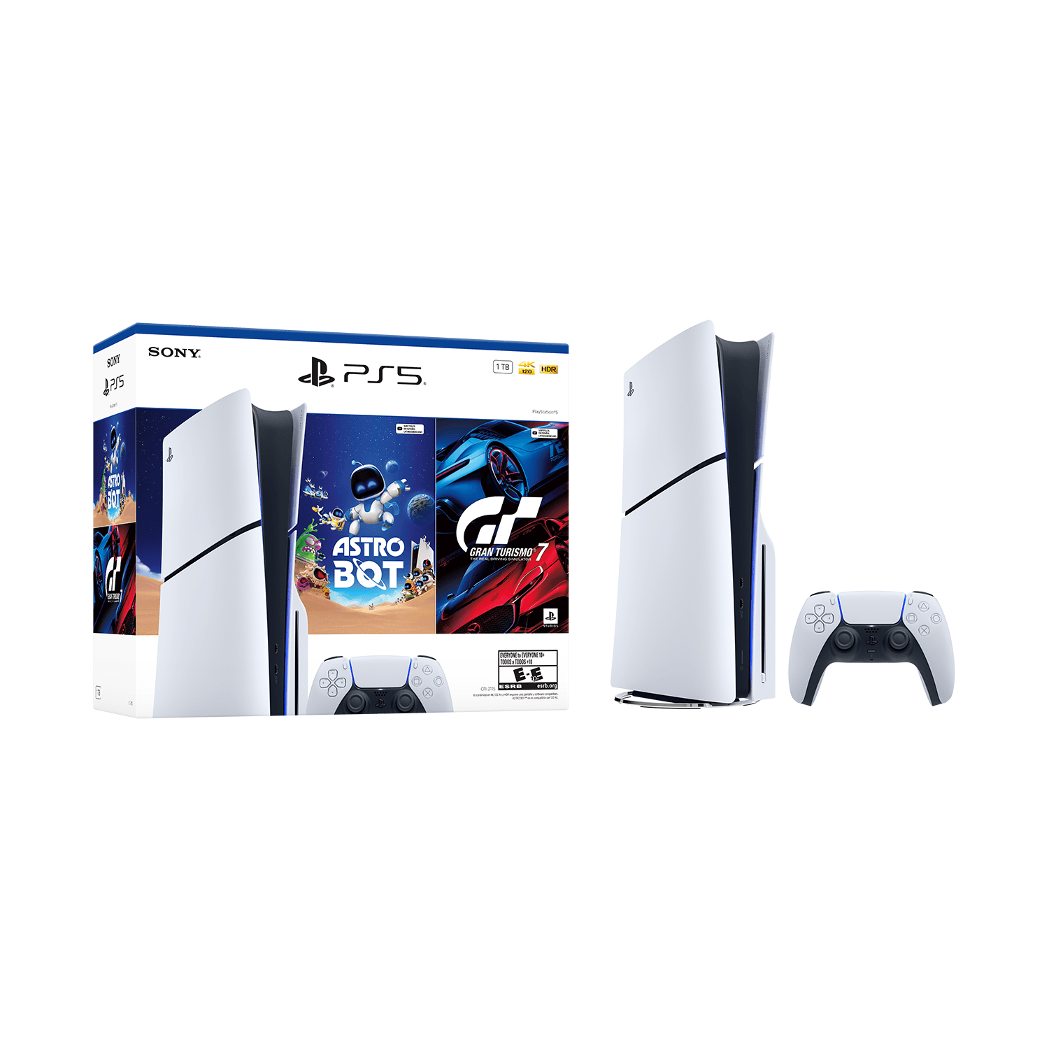 SONY Paquete de consola PlayStation 5 de 1 TB: ASTRO BOT y Gran Turismo 7