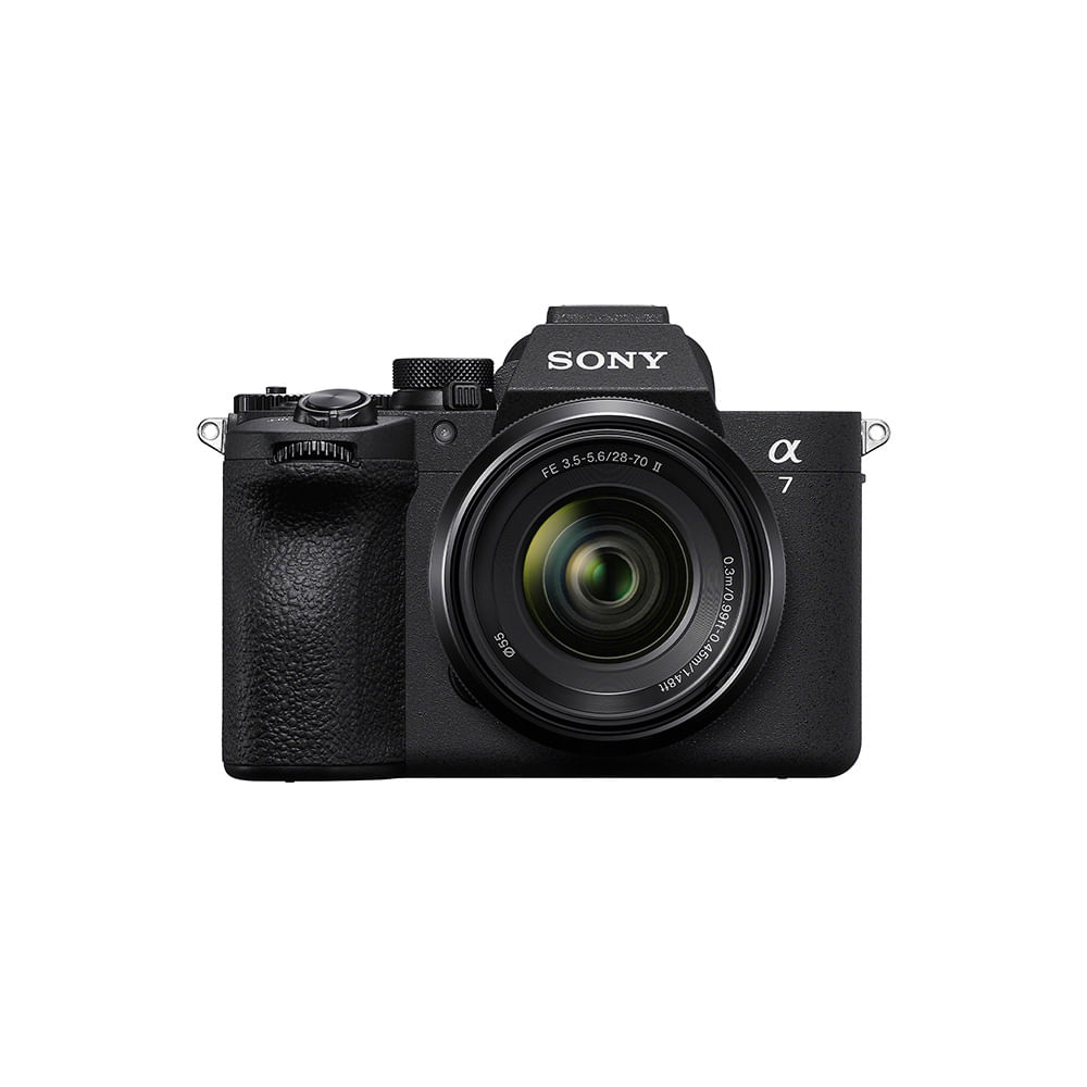 SONY Cámara híbrida full-frame a7 V | Cuerpo + lente de zoom de 28-70 mm 2da generación