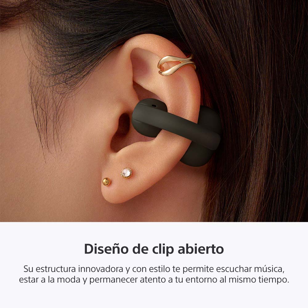 Sony LinkBuds Clip - Black (WF-LC900/BZ UC) | SoloTodo.cl