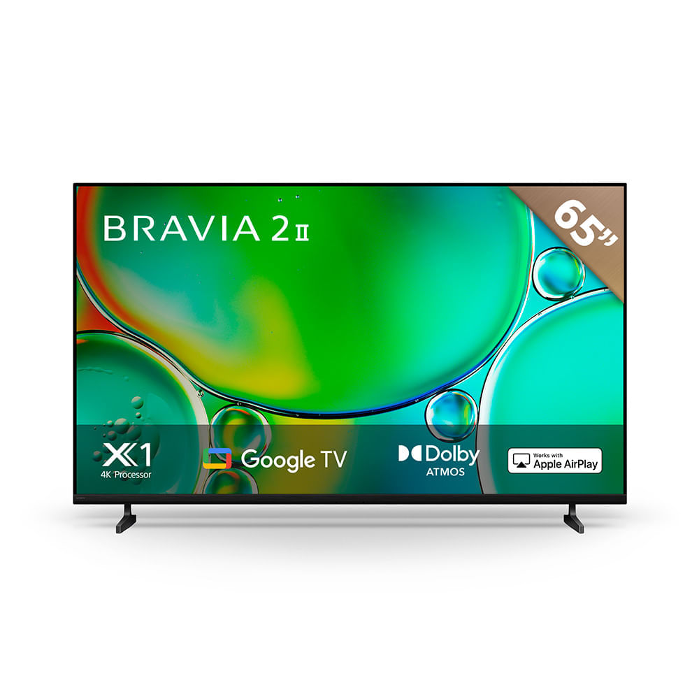 SONY BRAVIA 2 II | Procesador 4K X1™ | 4K Ultra HD | Alto rango dinámico (HDR) | Smart TV (Google TV)
