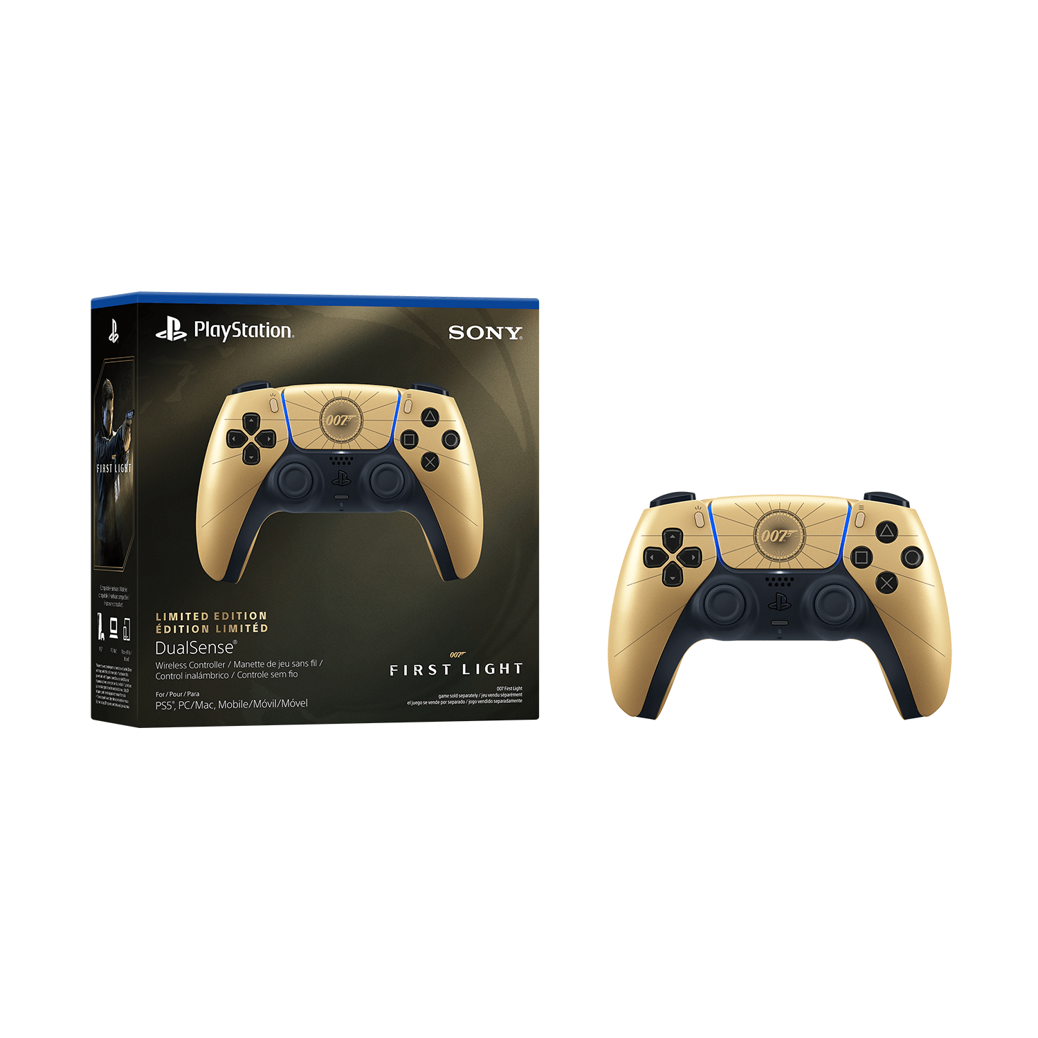 SONY Control inalámbrico DualSense®: edición limitada de 007 First Light™
