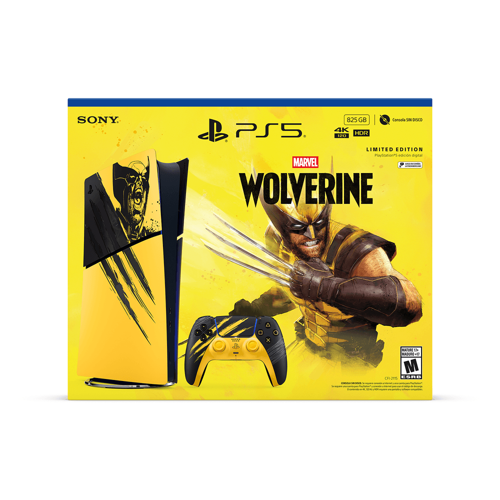 Sony PlayStation 5 Digital 825GB Marvel's Wolverine Limited Edition, foto 2