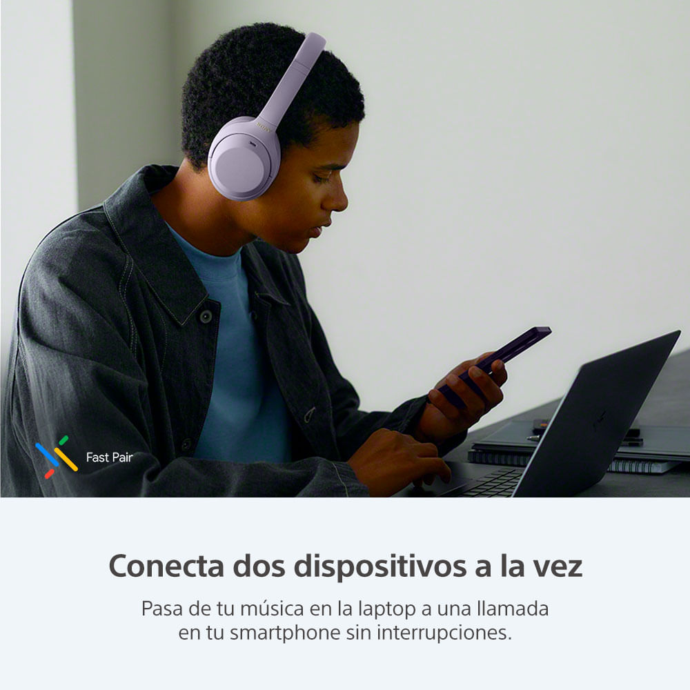 Sony WH-1000XM4C Violeta Cristal, foto 12