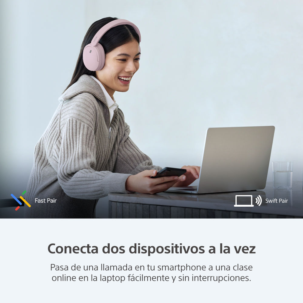 Sony WH-CH730N Rosa, foto 12